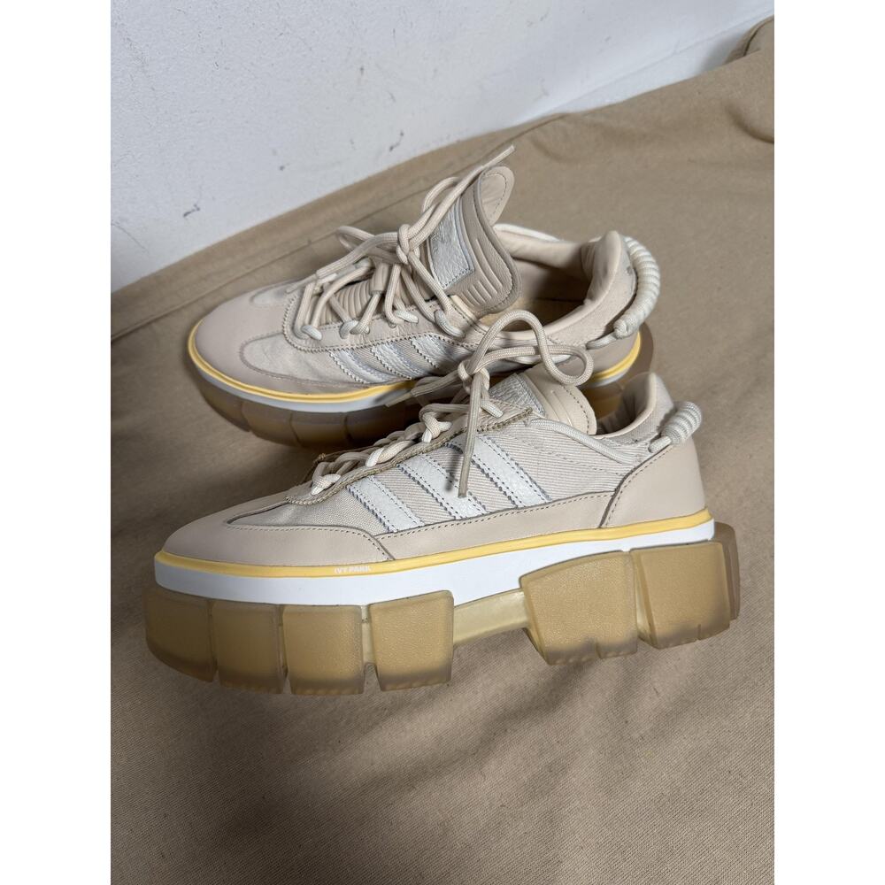 Adidas Ivy Park Super Sleek Chunky Shoes Womens Size 9 Beige Sneakers GZ3991